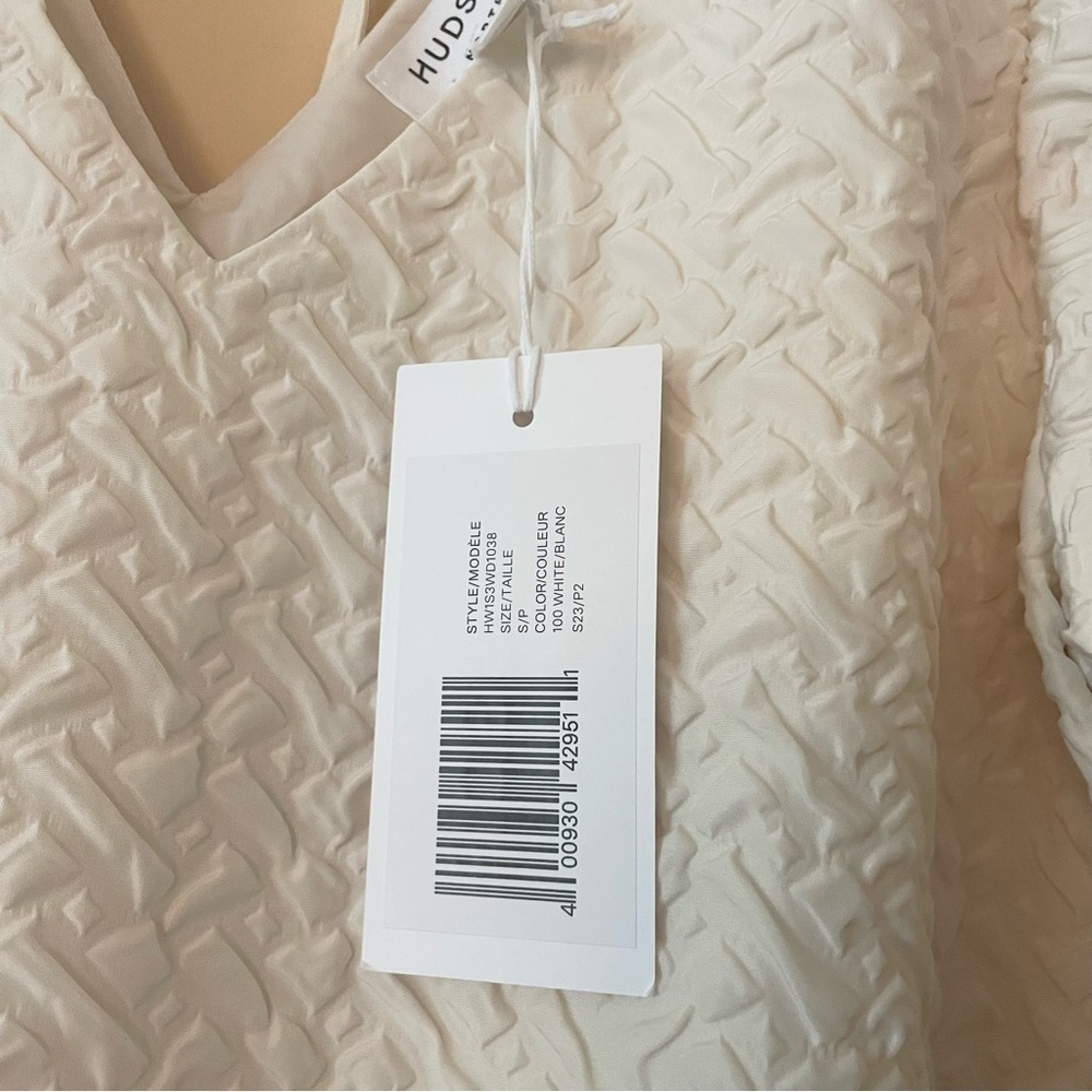 NWT Hudson North Puff Sleeve Dress - Picture 4 of 6